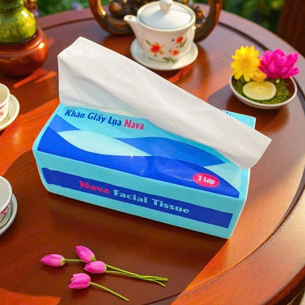KHĂN GIẤY LỤA MỊN NAVA