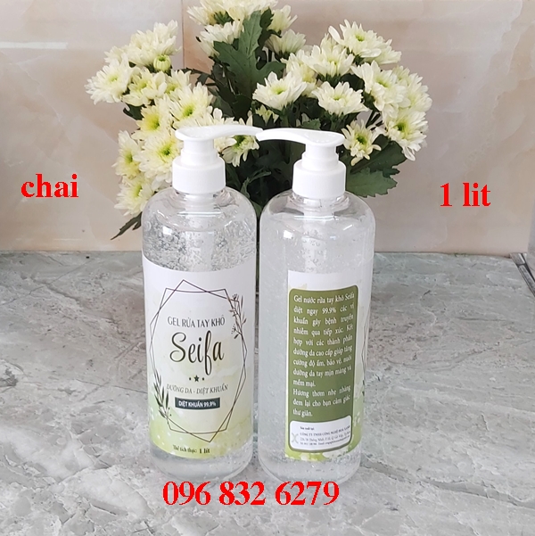 NƯỚC RỬA TAY KHÔ DIỆT KHUẨN 1 LÍT