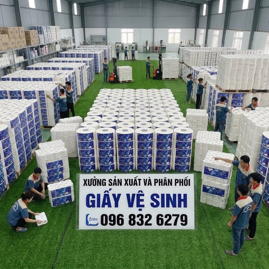 GIẤY VỆ SINH 100% NGUYÊN SINH - GIÁ THỎA THUẬN