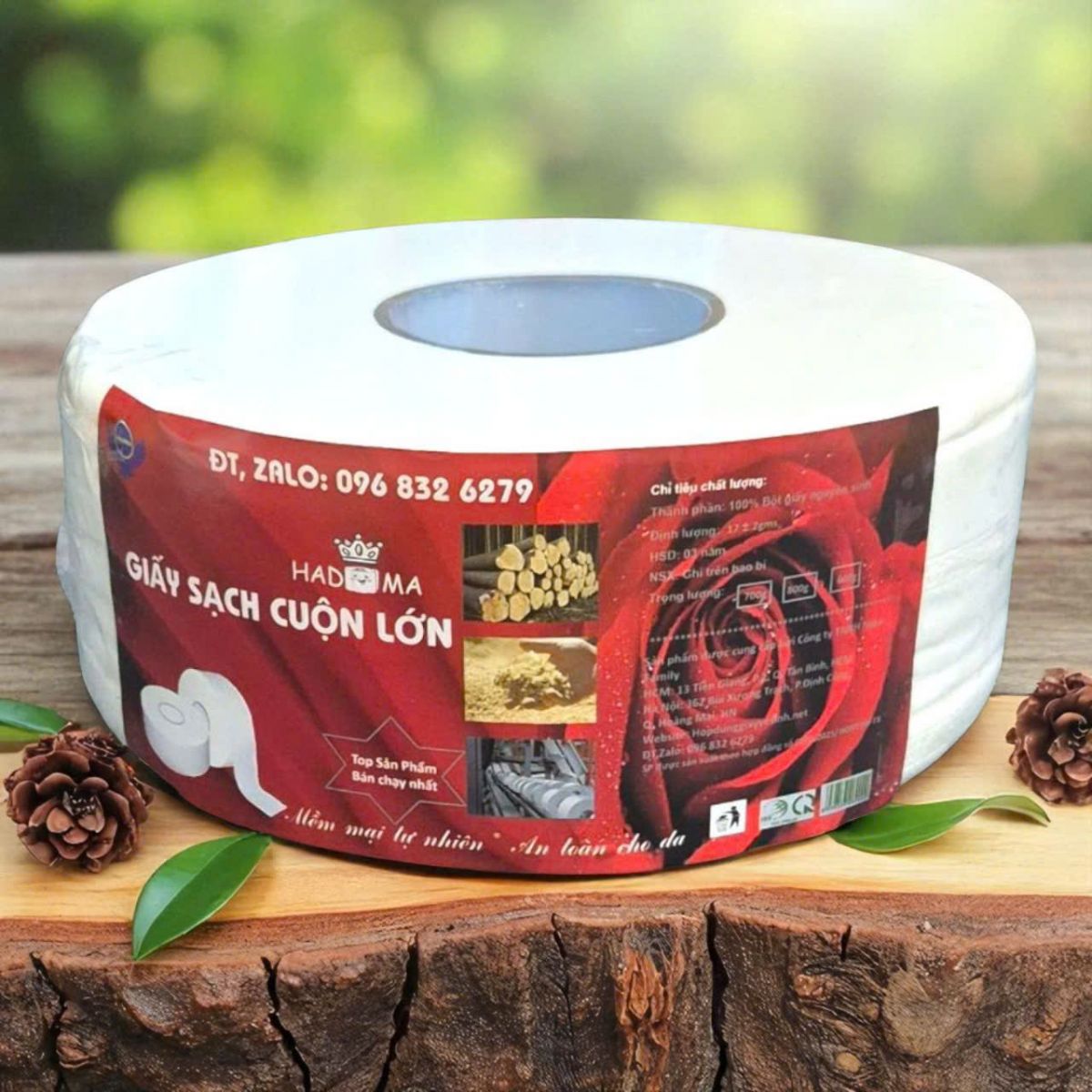 GIẤY VỆ SINH CUỘN LỚN GIẤY VỆ SINH CUỘN TO-LGX01